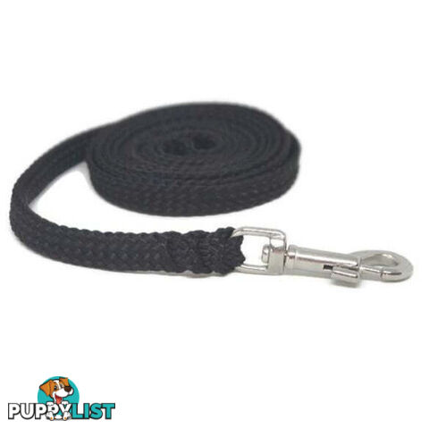 1.8m to 10m Long Dog Lead No Stitching Tough Yarnix 10mm Wide - YNXLD10-3-RD-BR