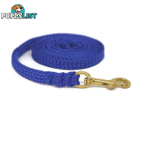 1.8m to 10m Long Dog Lead No Stitching Tough Yarnix 10mm Wide - YNXLD10-3-RD-BR