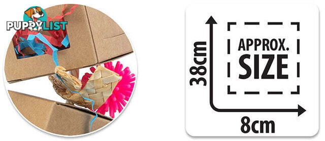 BIRD TOY DESTRUCTIVE - SHREDZ OVERFLOW - BAINBRIDGE - BB-A8369