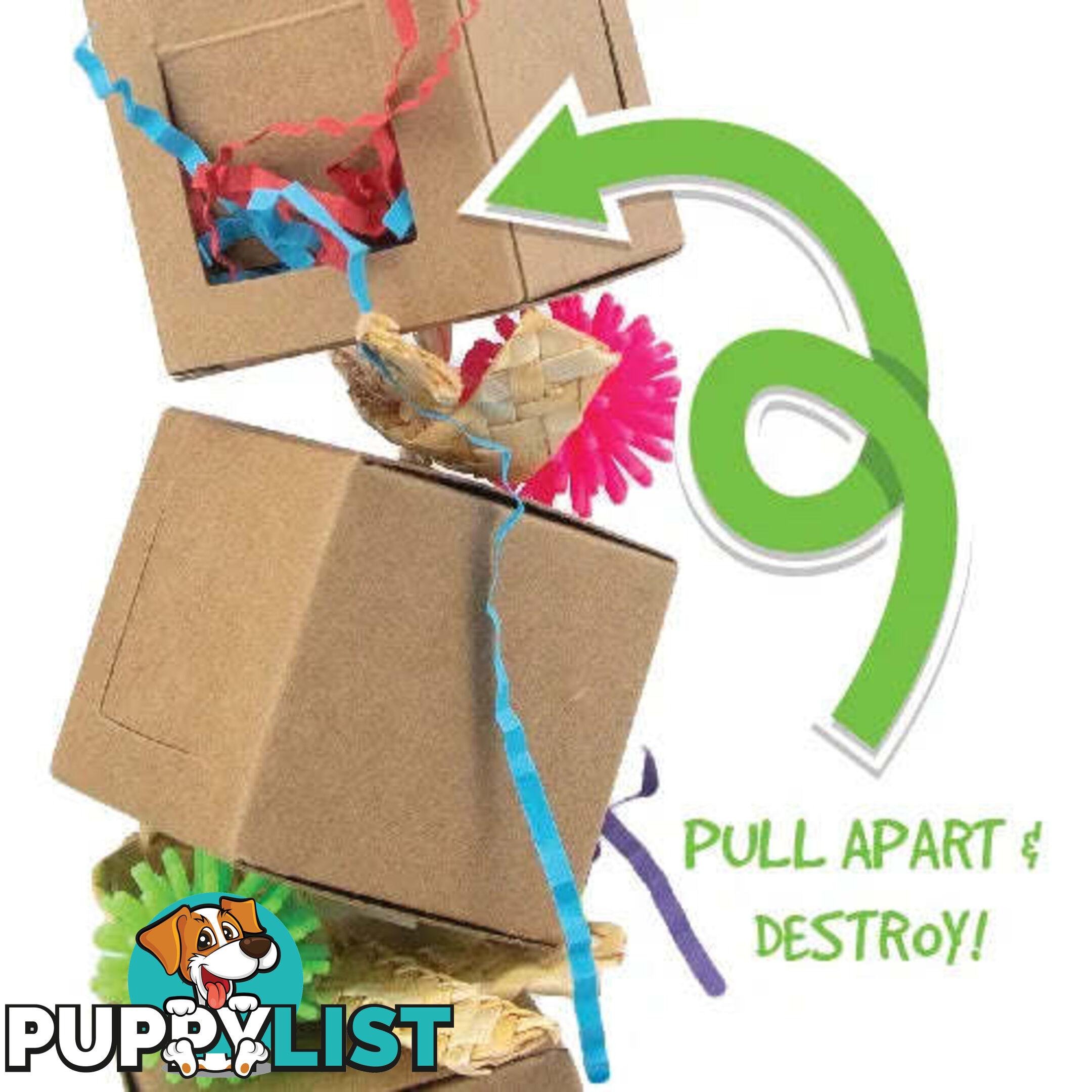 BIRD TOY DESTRUCTIVE - SHREDZ OVERFLOW - BAINBRIDGE - BB-A8369