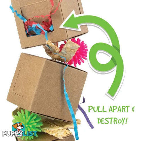 BIRD TOY DESTRUCTIVE - SHREDZ OVERFLOW - BAINBRIDGE - BB-A8369