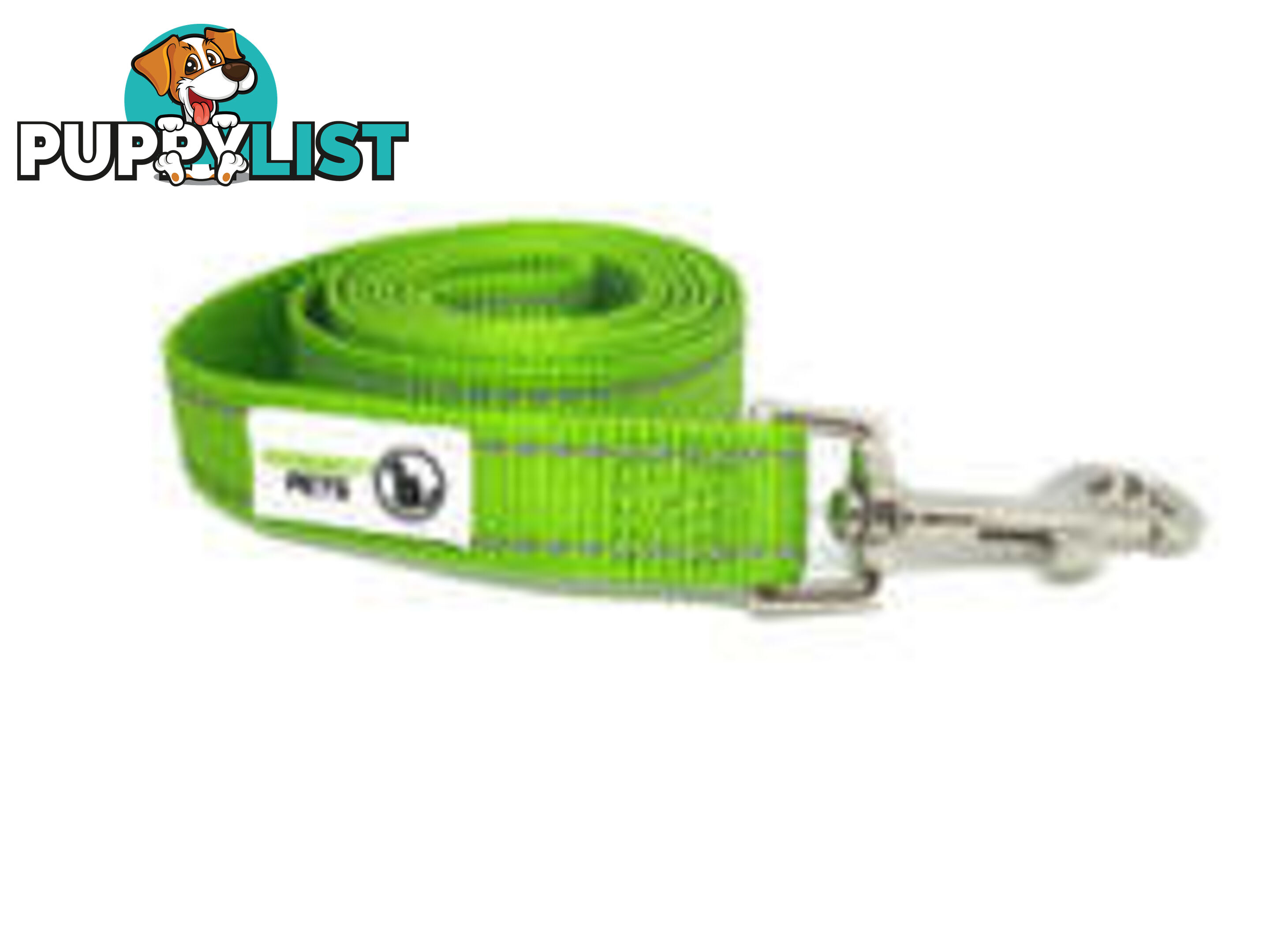 5m Long Nylon w/Reflective Stitching Dog Lead - Moondidley Pets - MDPLDREFLBLU255