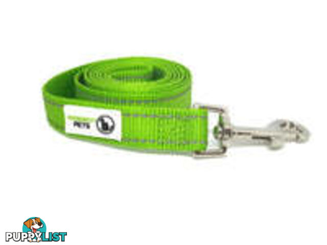 5m Long Nylon w/Reflective Stitching Dog Lead - Moondidley Pets - MDPLDREFLBLU255