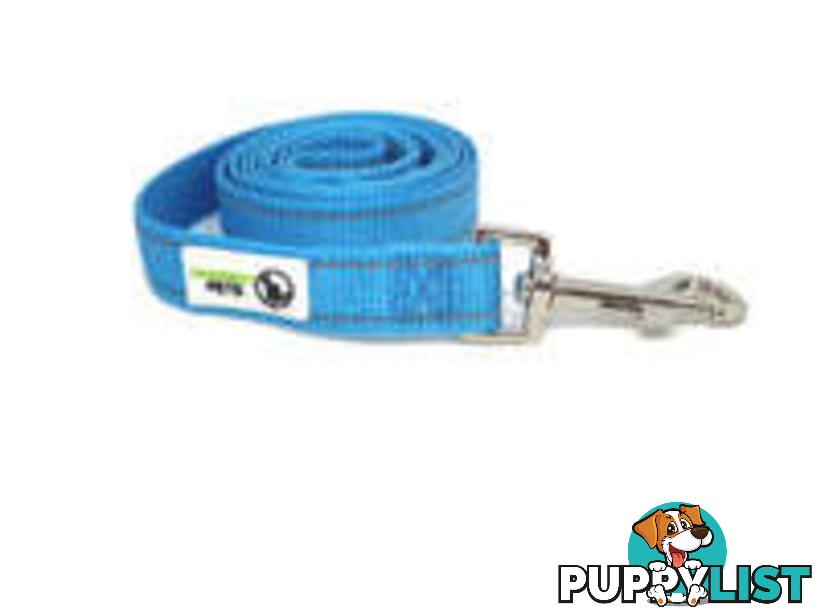 5m Long Nylon w/Reflective Stitching Dog Lead - Moondidley Pets - MDPLDREFLBLU255