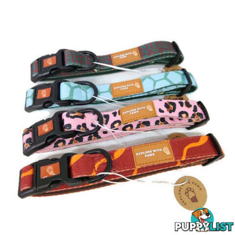 Designer Dog Collars by Explore with Paws - EWPCOLLPNKY