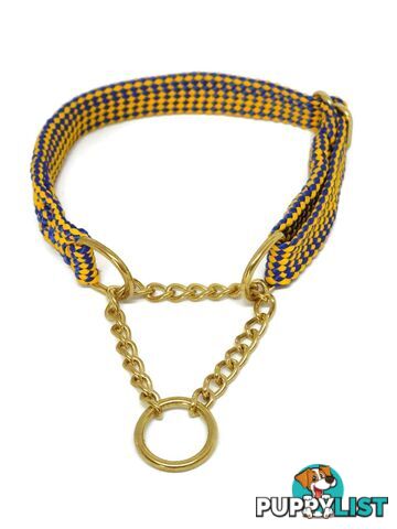 Martingale Dog Collars No Stitching Tough Yarnix - YNXCOLMARXL20LYELBLK
