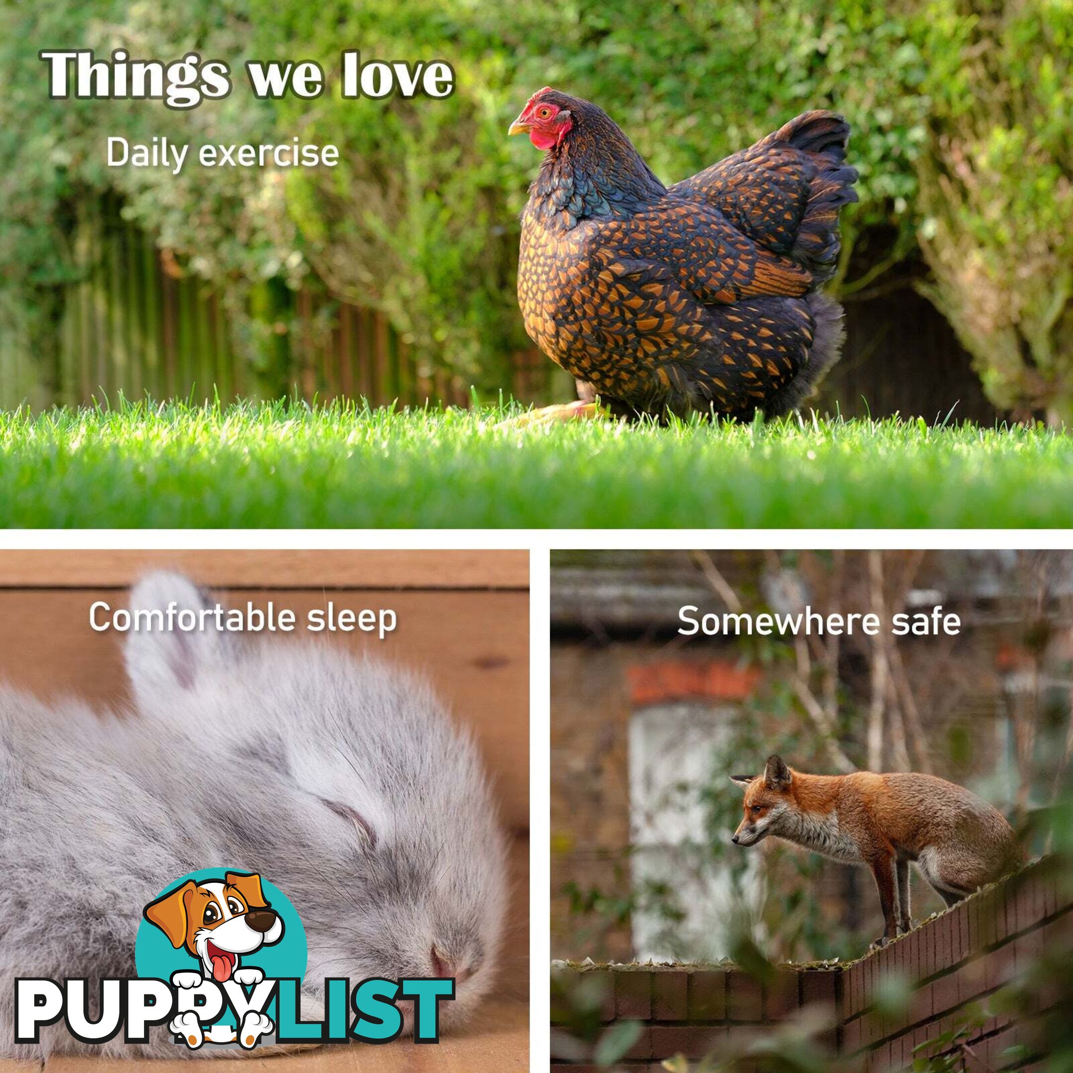 Rabbit Hutch Chicken Coop 204 x 45 x 85cm 2 Storey Cage Mansion - V274-PET-RH10016
