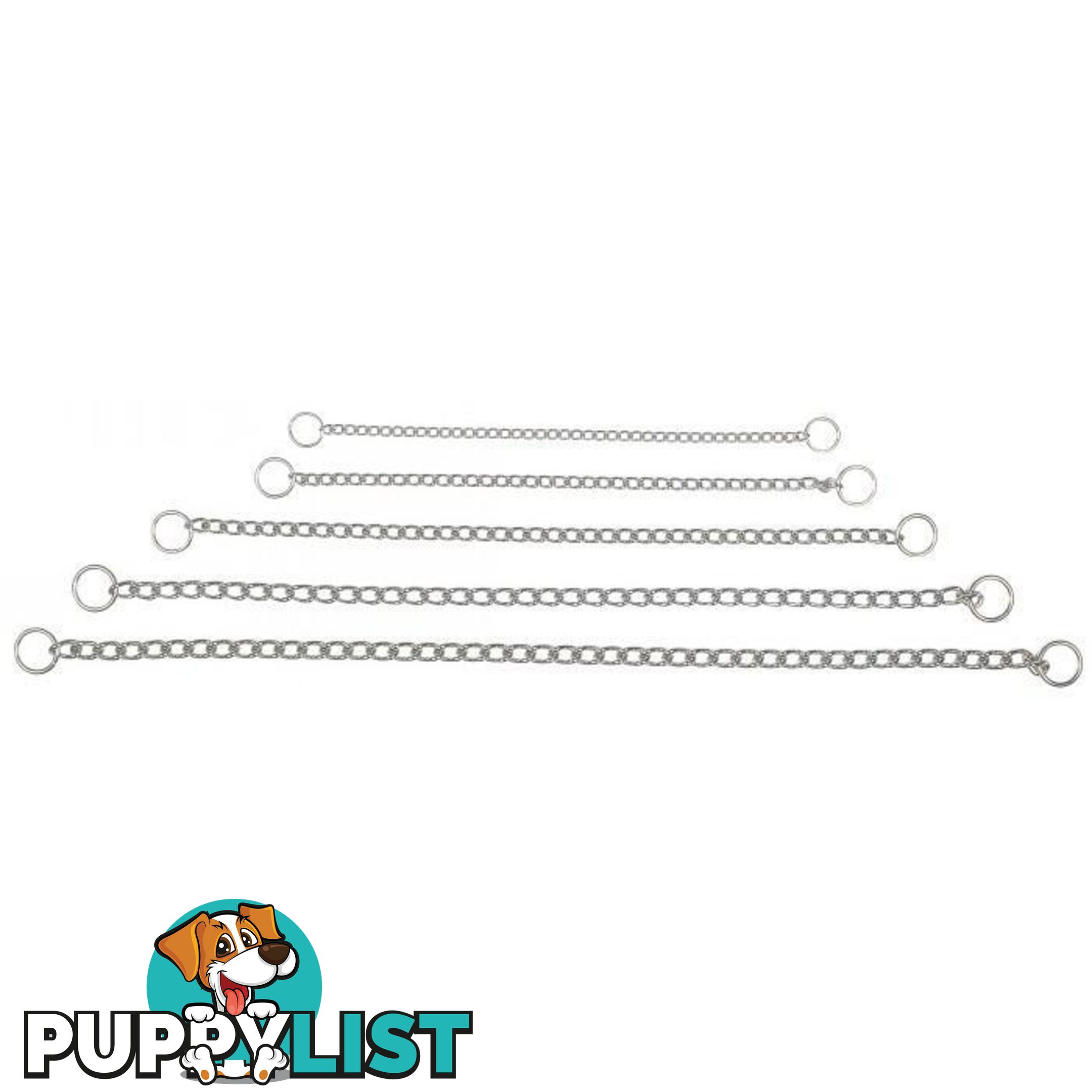 Dog Collar Chain Correction Choke Chrome Prestige - PPP-CP-3522