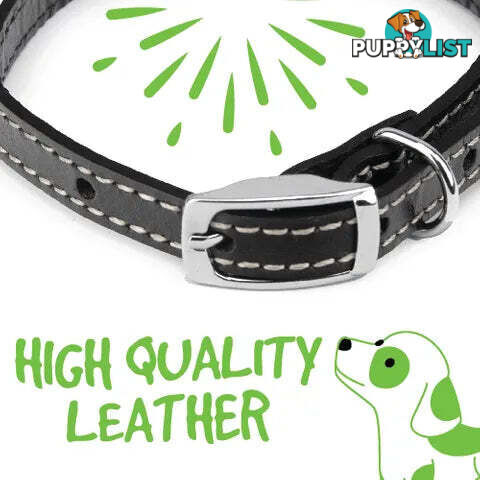 LEATHER COLLARS - BAINBRIDGE - BB-A7150-BLK