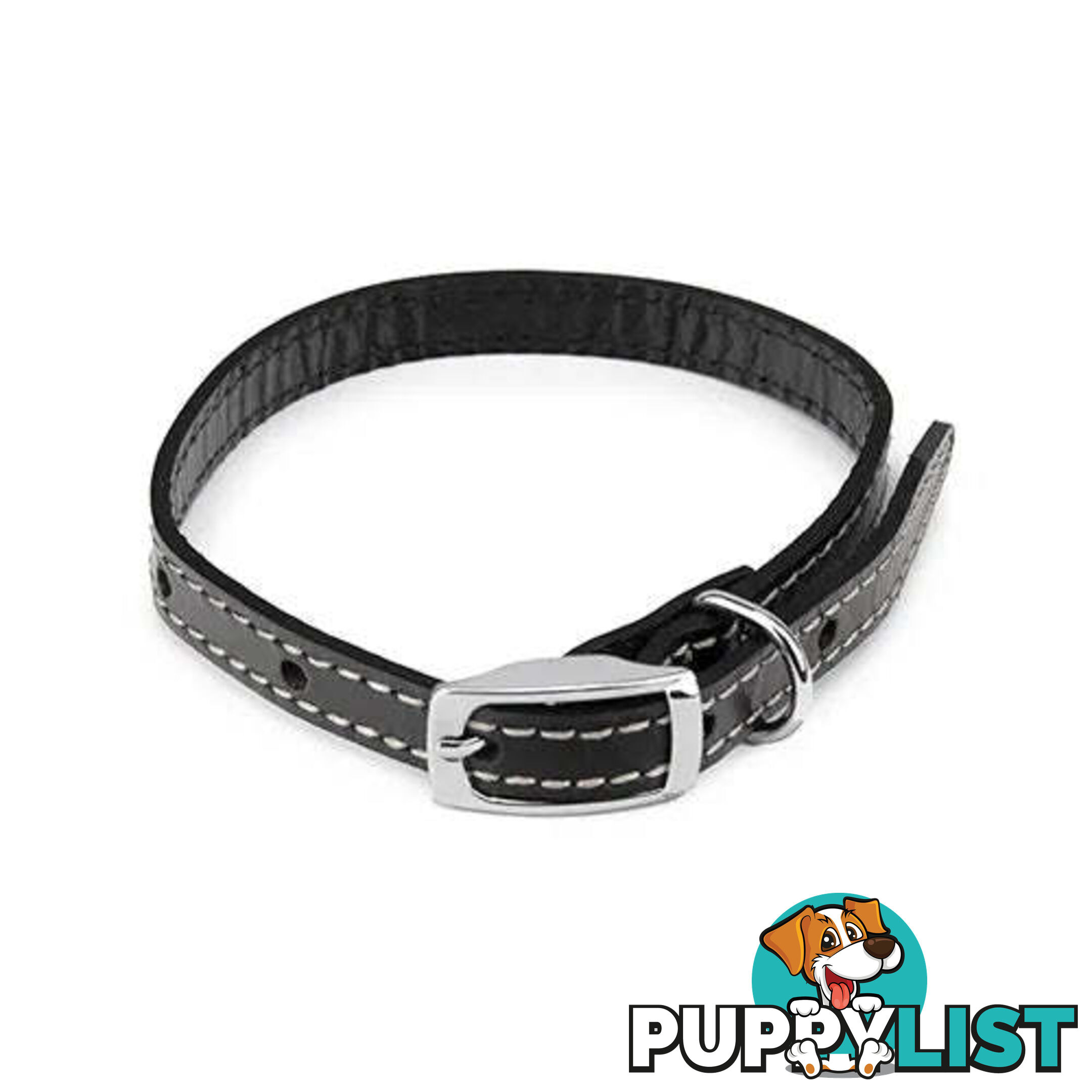 LEATHER COLLARS - BAINBRIDGE - BB-A7150-BLK