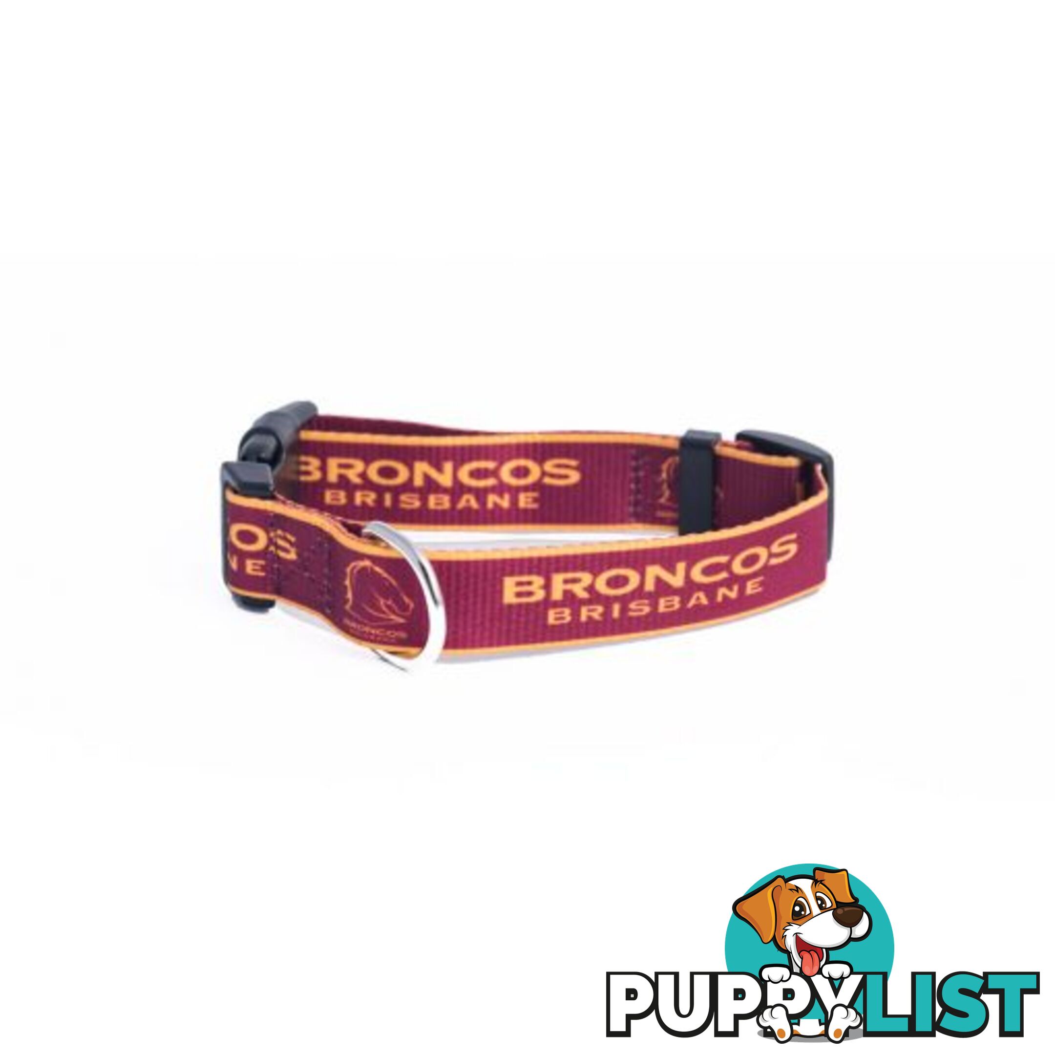 Dog Collars - NRL Footy Pets - FP-COL-M-BUL