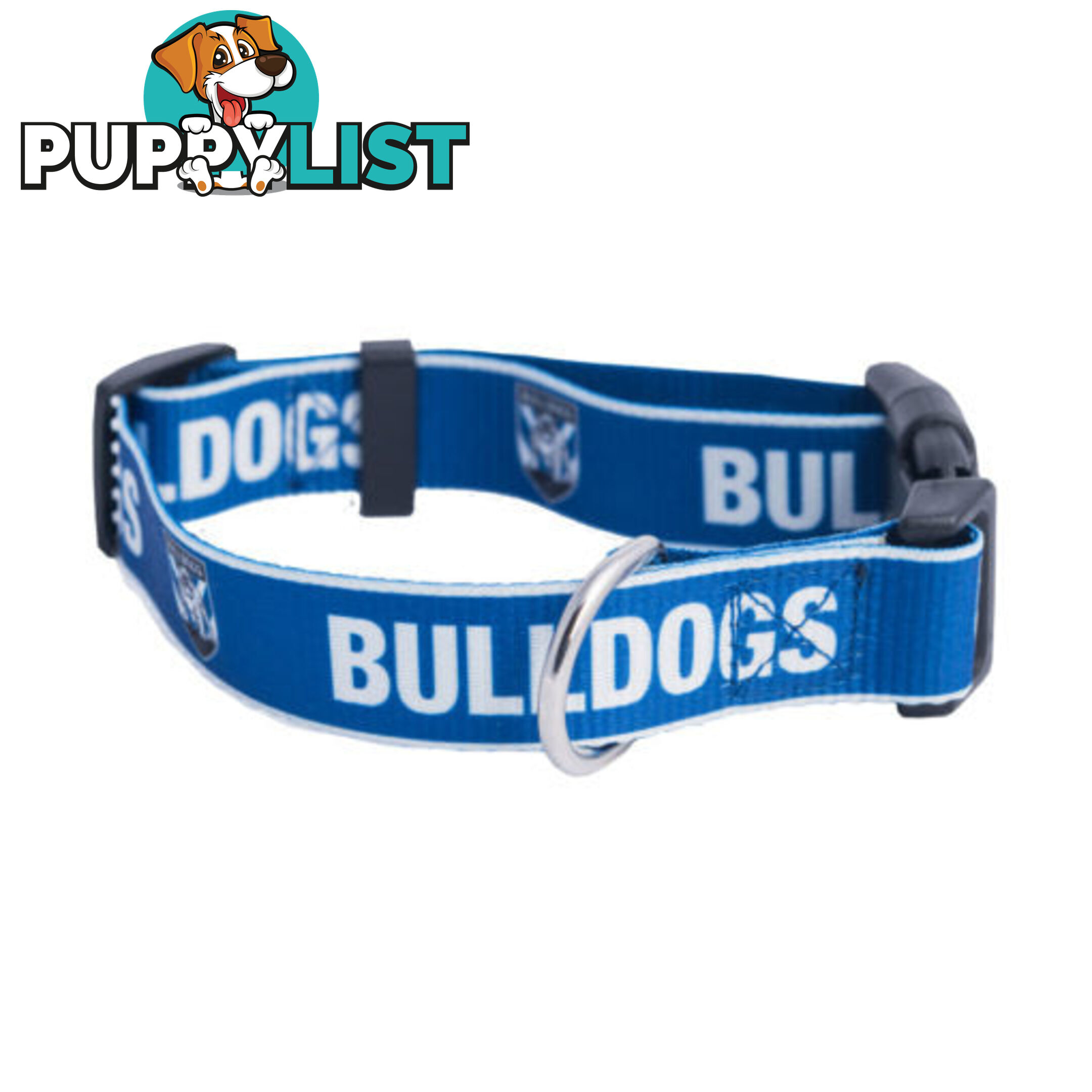 Dog Collars - NRL Footy Pets - FP-COL-M-BUL