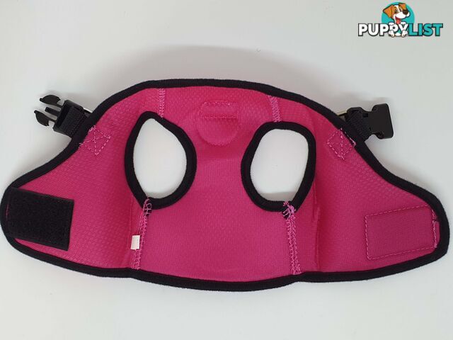 Doggie ID Vest Soft Air Mesh Personlised Embroidered - MDPIDVESLPNK
