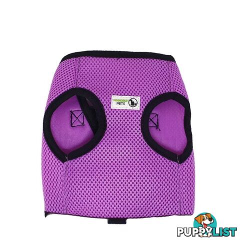 Doggie ID Vest Soft Air Mesh Personlised Embroidered - MDPIDVESLPNK