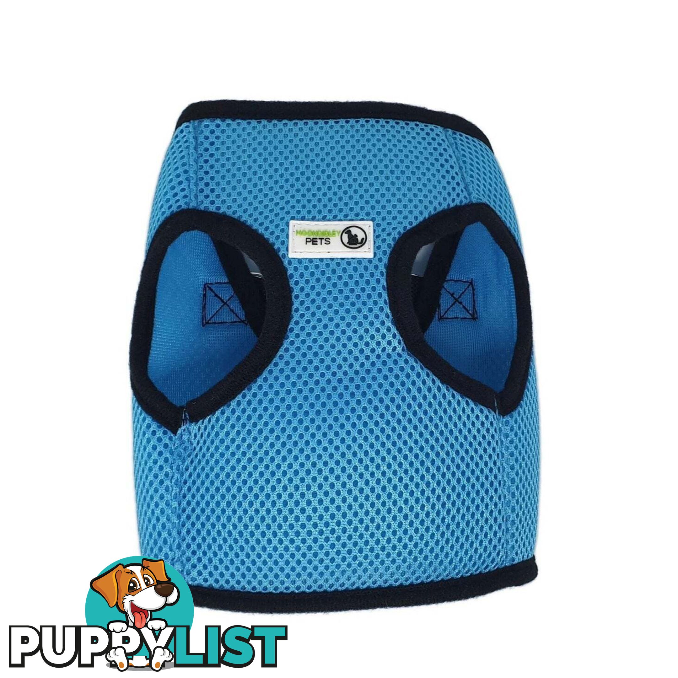 Doggie ID Vest Soft Air Mesh Personlised Embroidered - MDPIDVESLPNK