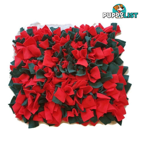Snuffle Mats - Premium Heavy Duty Rubber Based - Pet Treat Play - Calms Anxiety - Slow Feeder - SNUFFLE-MED-PNYE