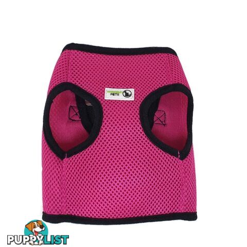 Vest Harness Pet Dog-Cat Step-in Velcro and Buckle Attachments - Moondidley Pets - MDPVESTLLBLU