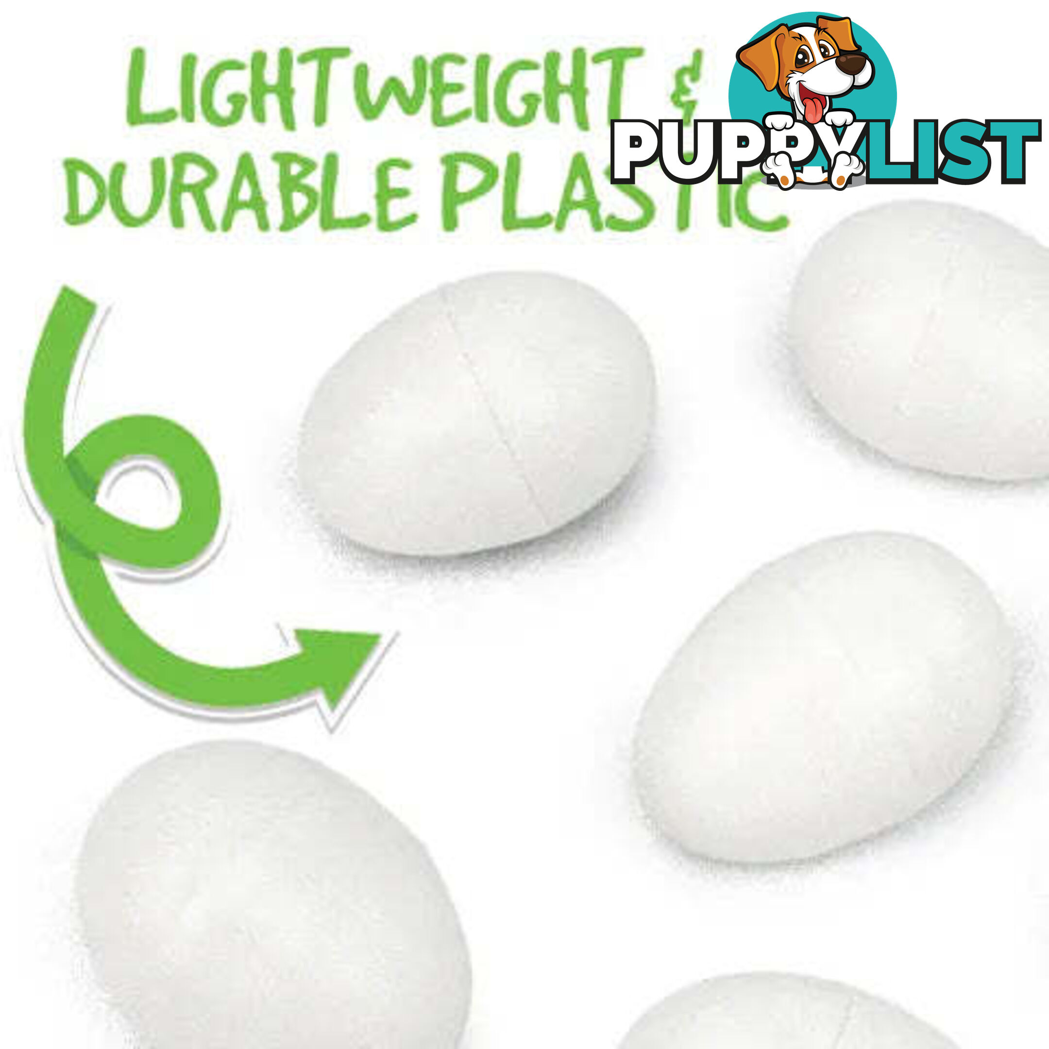 PLASTIC NESTING EGGS - BAINBRIDGE - BB-A8175