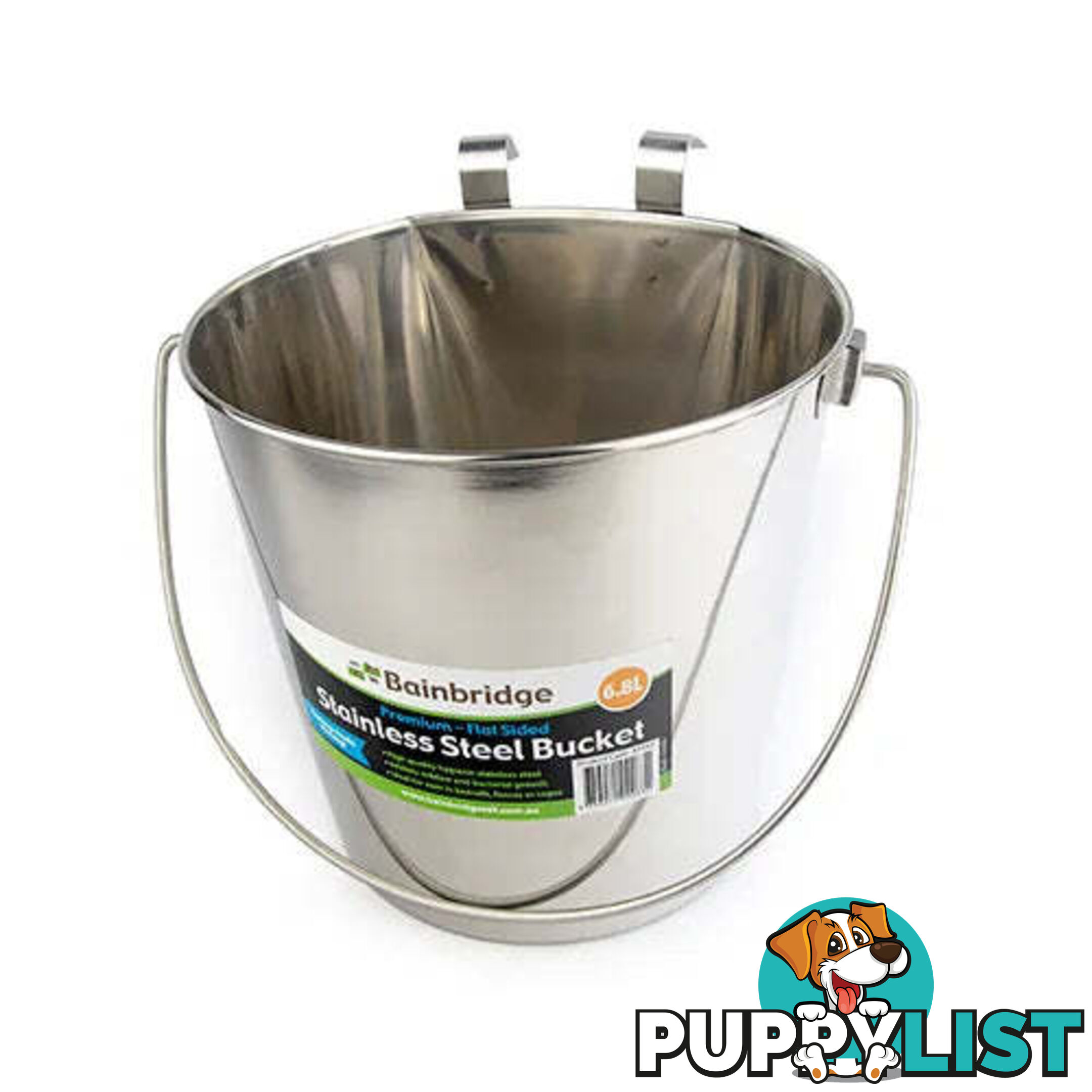 FLAT SIDED STAINLESS BUCKETS - BAINBRIDGE - BB-A3591