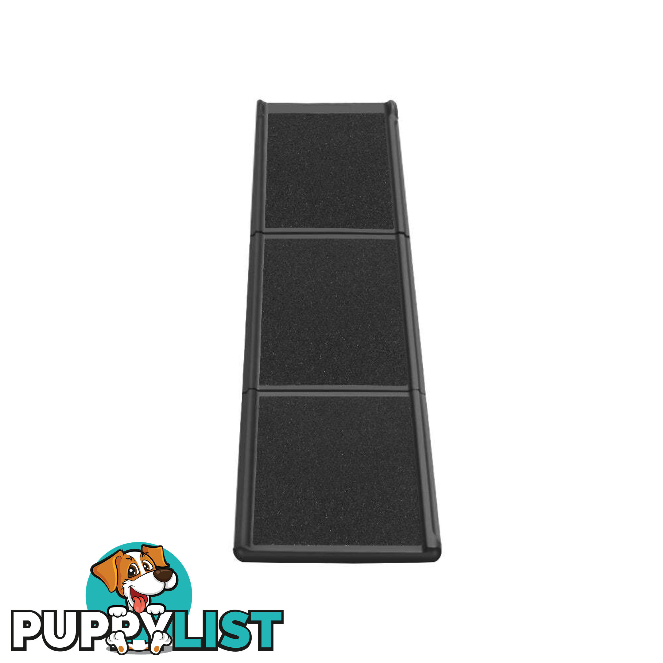 i.Pet Dog Ramp Pet Stairs Steps Car Travel SUV Ladder Foldable Portable Adjustable - FDR-D-453B-BK