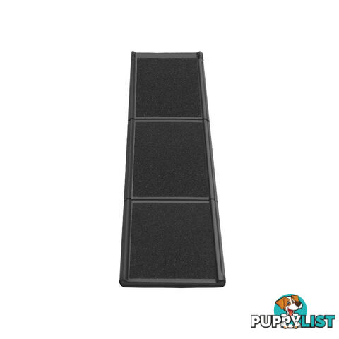 i.Pet Dog Ramp Pet Stairs Steps Car Travel SUV Ladder Foldable Portable Adjustable - FDR-D-453B-BK