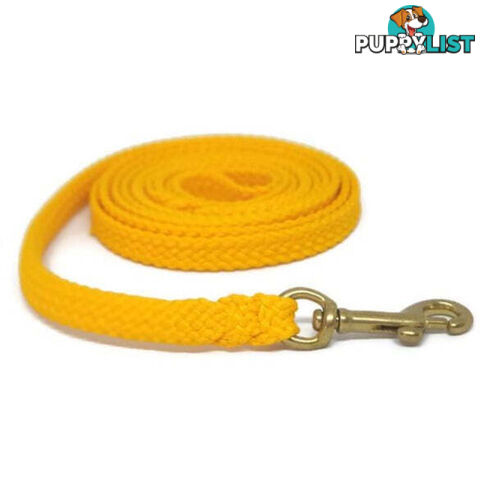 1.8m to 10m Long Dog Lead No Stitching Tough Yarnix 10mm Wide - YNXLD10-3-GRN-SS