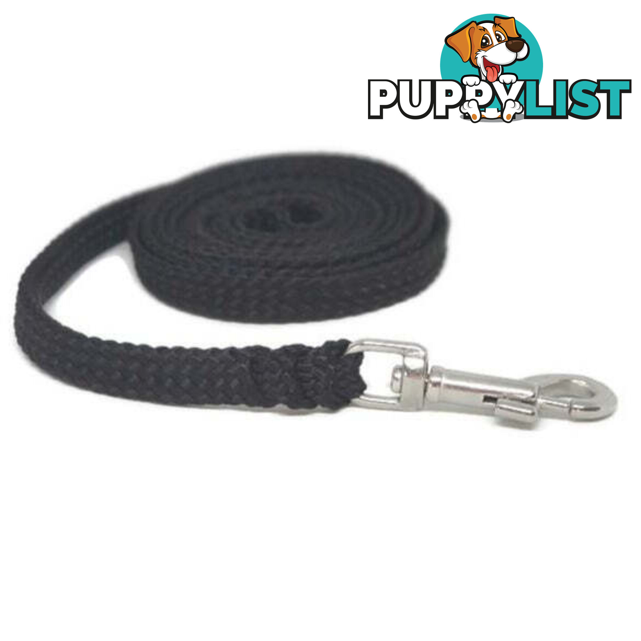 1.8m to 10m Long Dog Lead No Stitching Tough Yarnix 10mm Wide - YNXLD10-3-GRN-SS