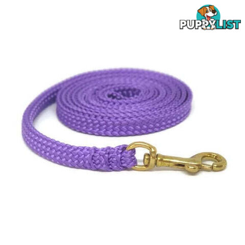 1.8m to 10m Long Dog Lead No Stitching Tough Yarnix 10mm Wide - YNXLD10-3-GRN-SS