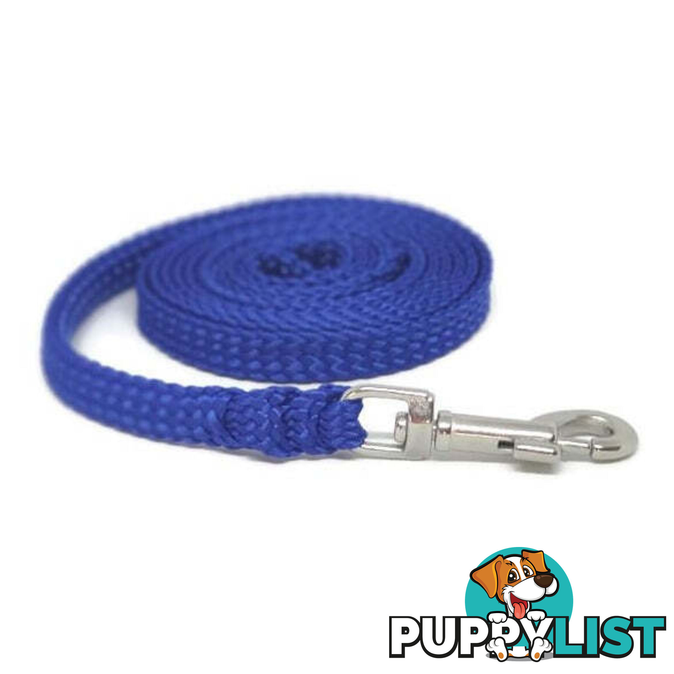1.8m to 10m Long Dog Lead No Stitching Tough Yarnix 10mm Wide - YNXLD10-3-GRN-SS