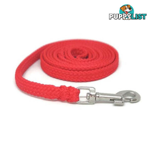 1.8m to 10m Long Dog Lead No Stitching Tough Yarnix 10mm Wide - YNXLD10-3-GRN-SS
