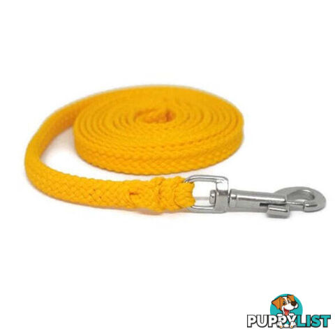 1.8m to 10m Long Dog Lead No Stitching Tough Yarnix 10mm Wide - YNXLD10-3-GRN-SS