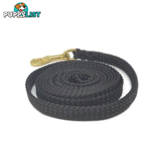 1.8m to 10m Long Dog Lead No Stitching Tough Yarnix 10mm Wide - YNXLD10-3-GRN-SS