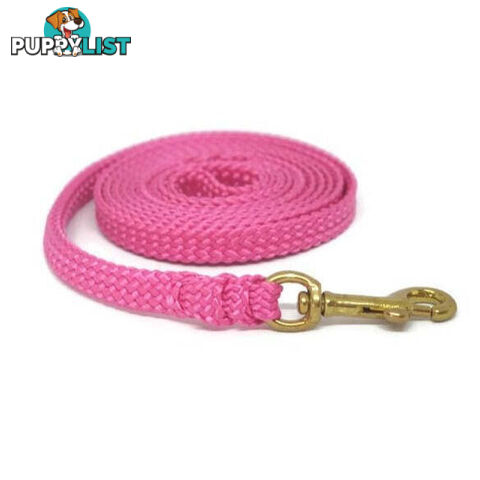 1.8m to 10m Long Dog Lead No Stitching Tough Yarnix 10mm Wide - YNXLD10-3-GRN-SS