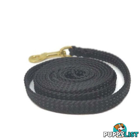 1.8m to 10m Long Dog Lead No Stitching Tough Yarnix 10mm Wide - YNXLD10-3-GRN-SS