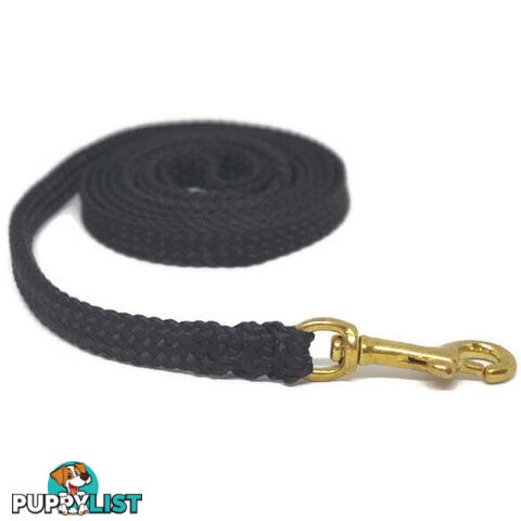 1.8m to 10m Long Dog Lead No Stitching Tough Yarnix 10mm Wide - YNXLD10-3-GRN-SS
