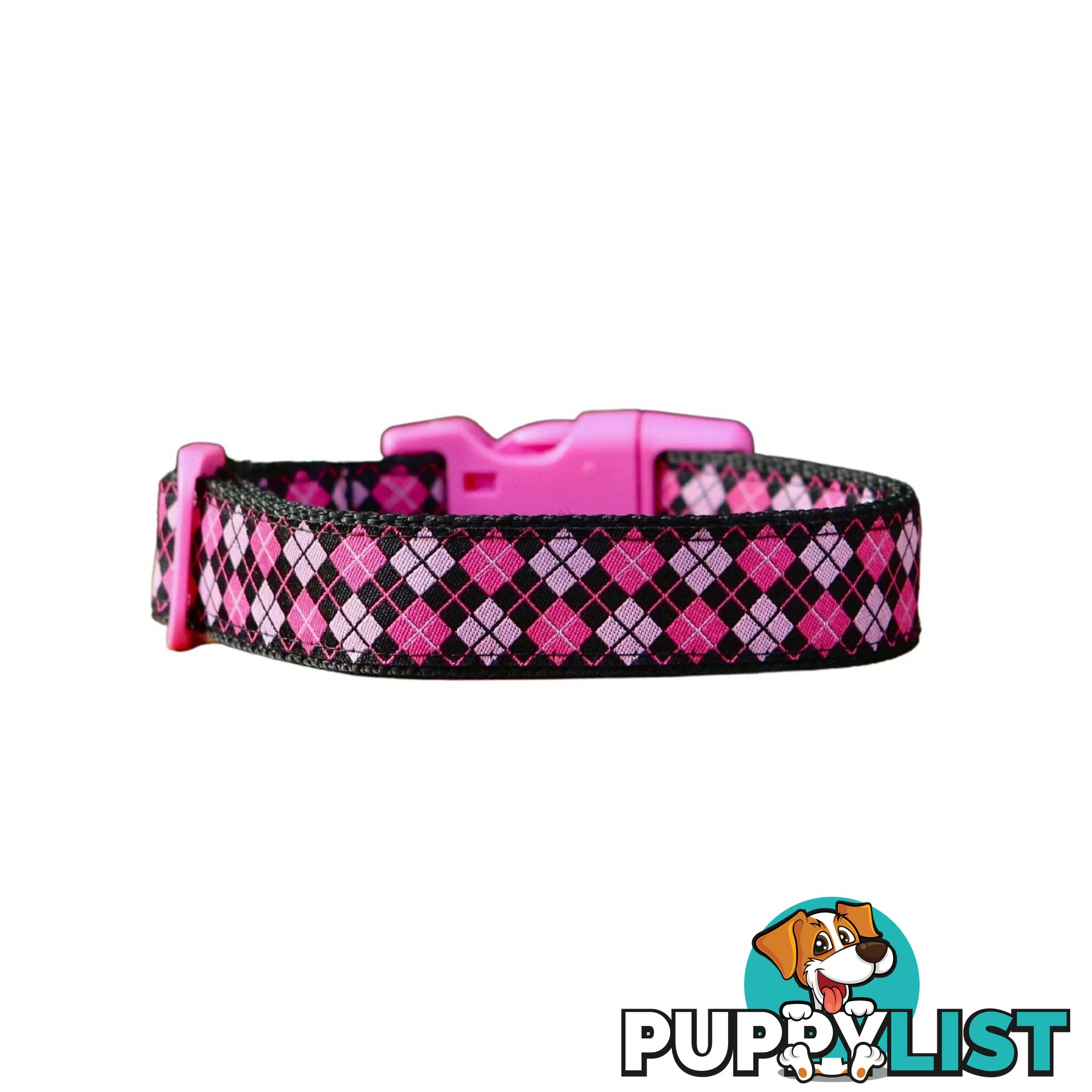 Tartan Dog Collar / XS - L - Hand Made by The Bark Side - TBSTARLGEGRN