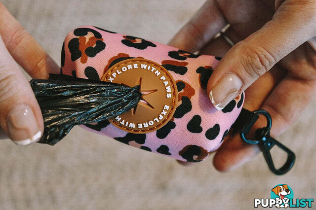 Designer Poop Bag Holder by Explore with Paws - EWPPOOCRO