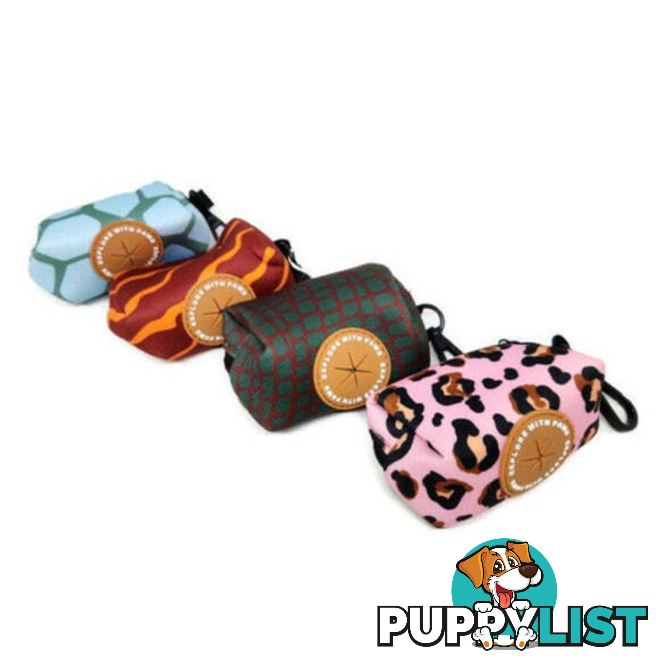 Designer Poop Bag Holder by Explore with Paws - EWPPOOCRO