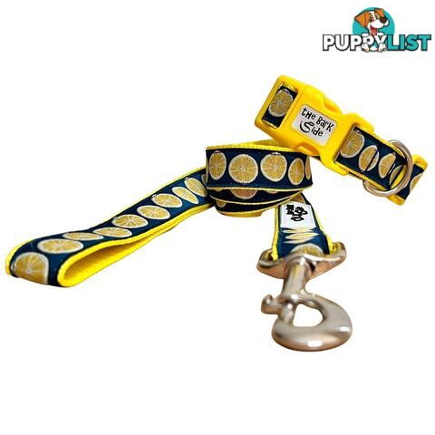Lemon Dog Lead / Dog Leash - Hand Made by The Bark Side - TBSLDLEM251.8
