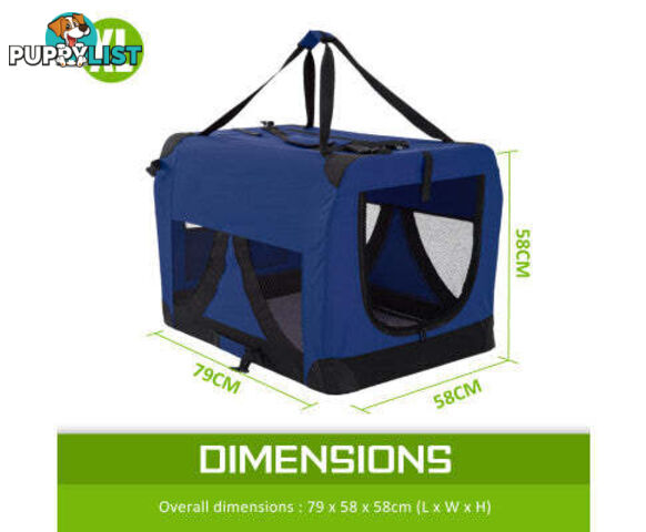 Paw Mate Portable Soft Dog Cage Crate Carrier - V274-PET-02XXXL-RD