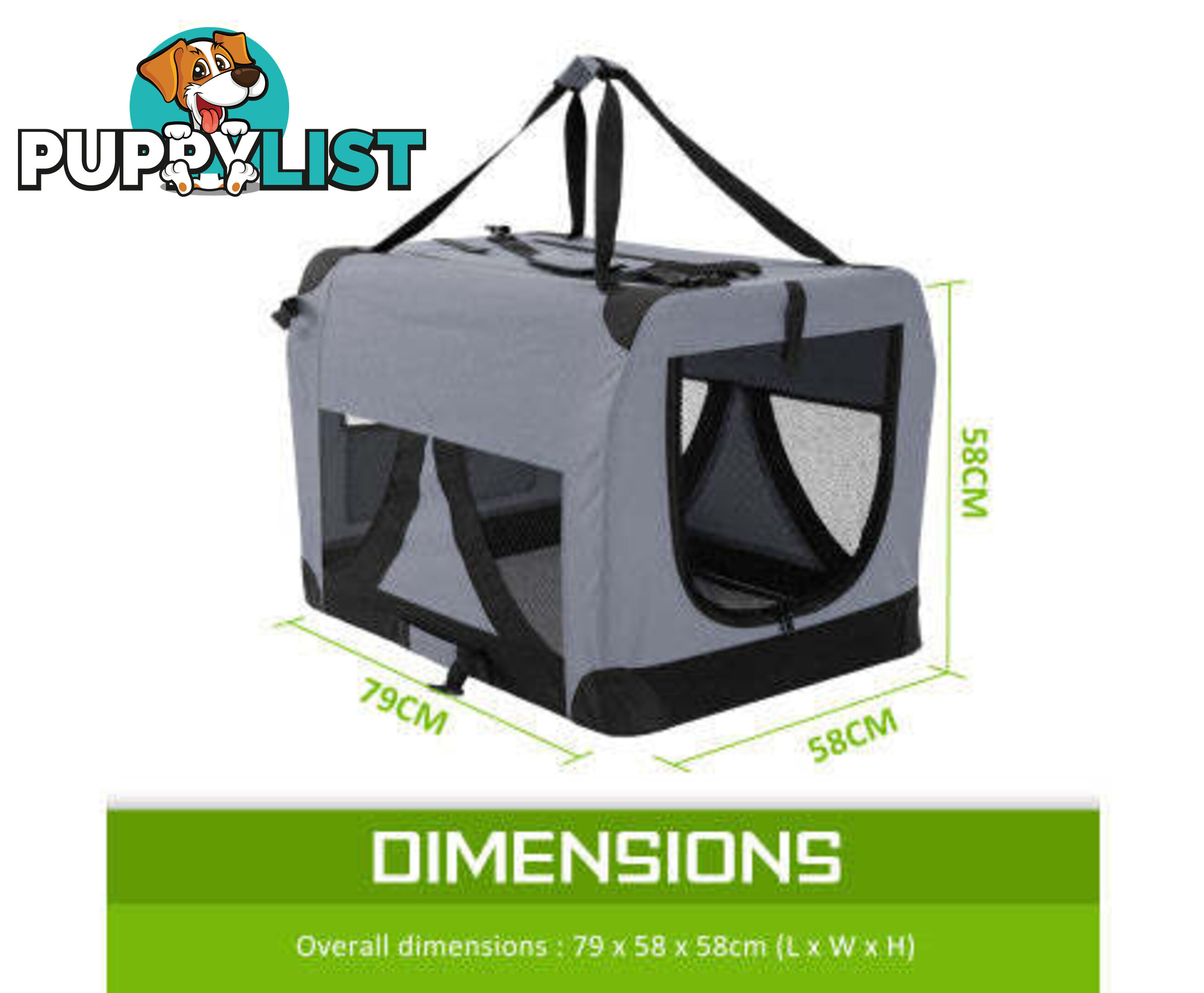Paw Mate Portable Soft Dog Cage Crate Carrier - V274-PET-02XXXL-RD