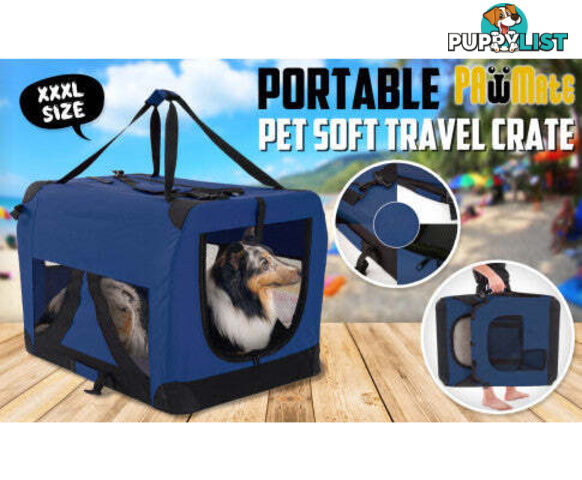 Paw Mate Portable Soft Dog Cage Crate Carrier - V274-PET-02XXXL-RD