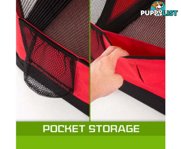 Paw Mate Portable Soft Dog Cage Crate Carrier - V274-PET-02XXXL-RD