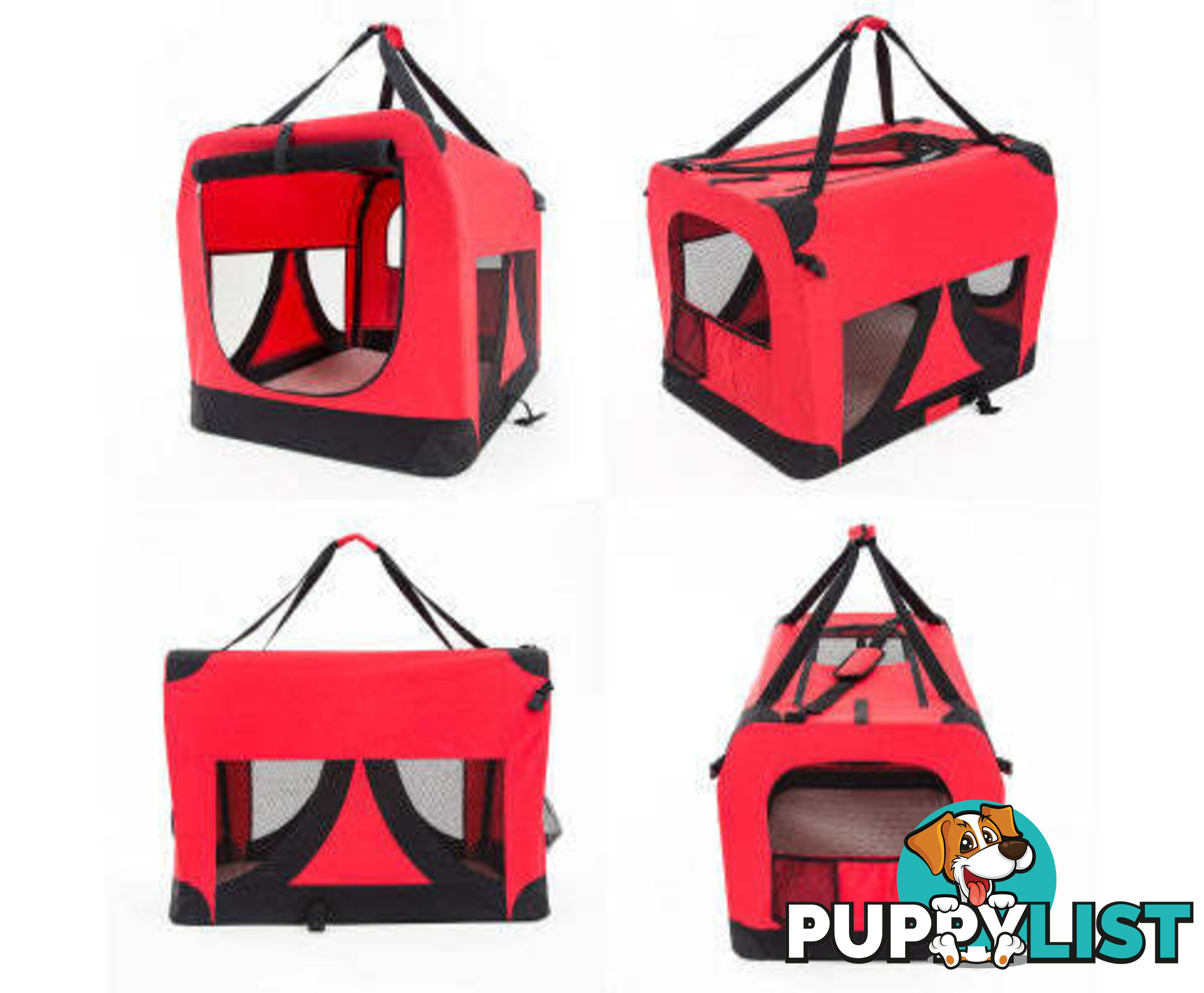 Paw Mate Portable Soft Dog Cage Crate Carrier - V274-PET-02XXXL-RD