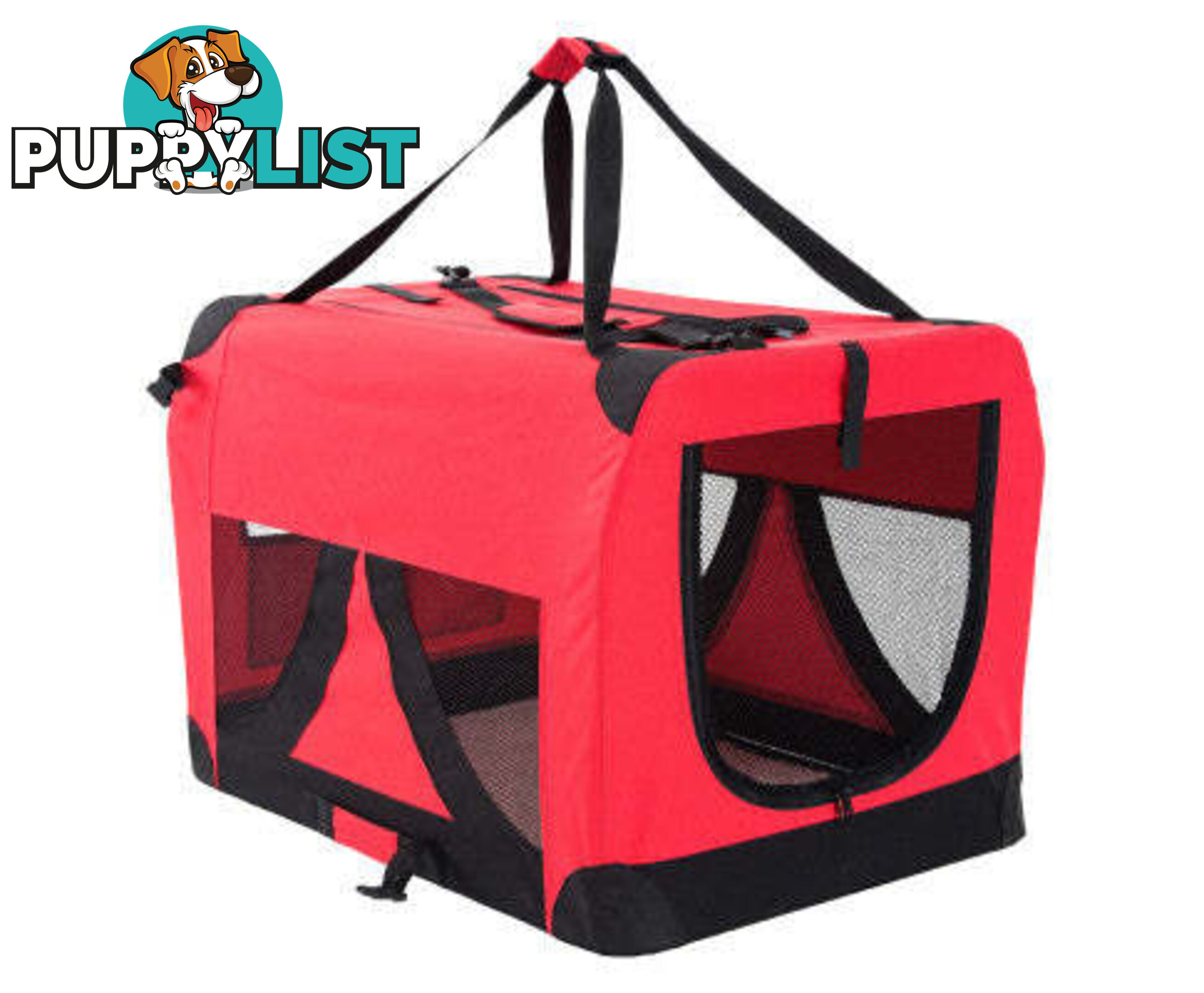 Paw Mate Portable Soft Dog Cage Crate Carrier - V274-PET-02XXXL-RD