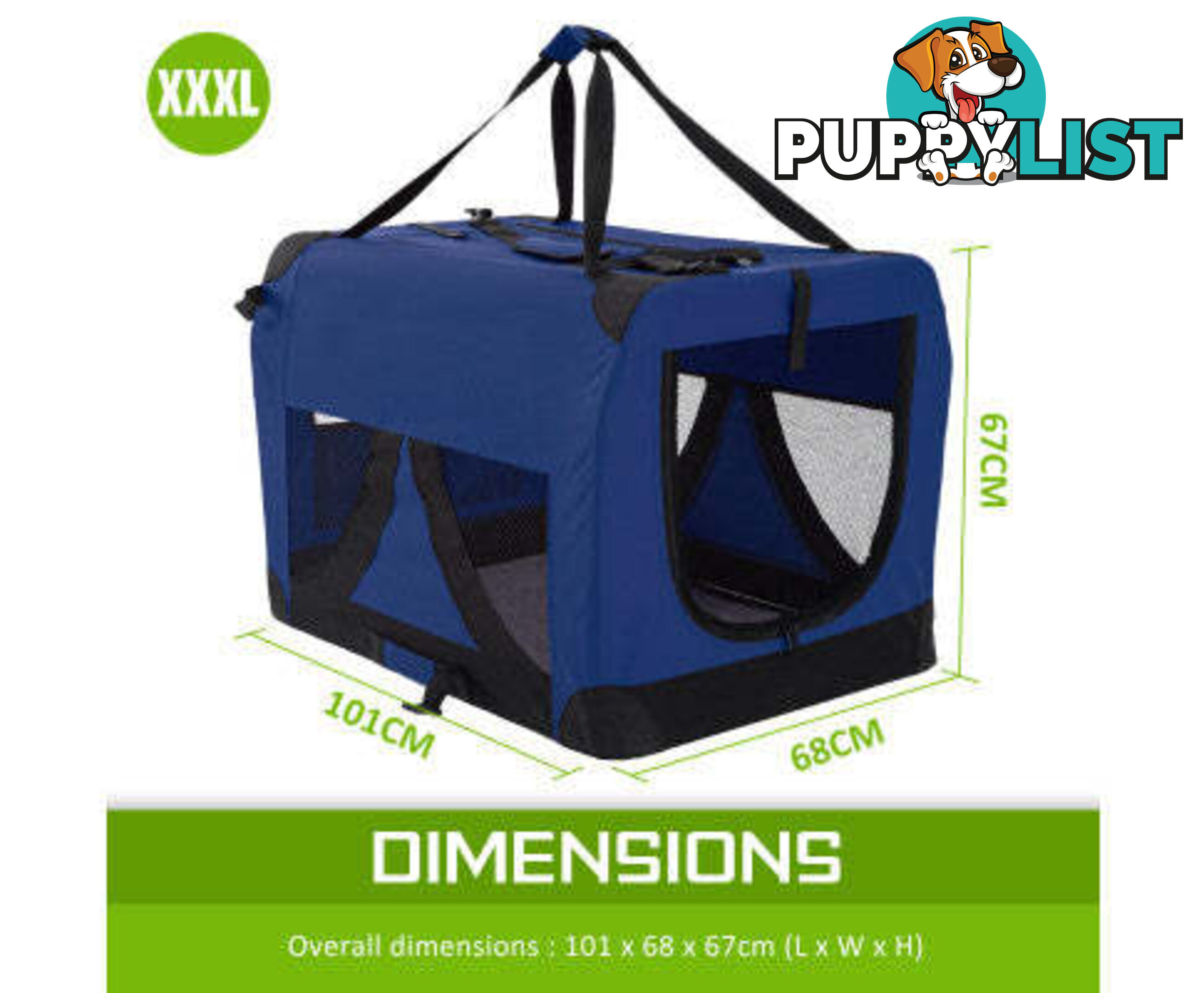 Paw Mate Portable Soft Dog Cage Crate Carrier - V274-PET-02XXXL-RD