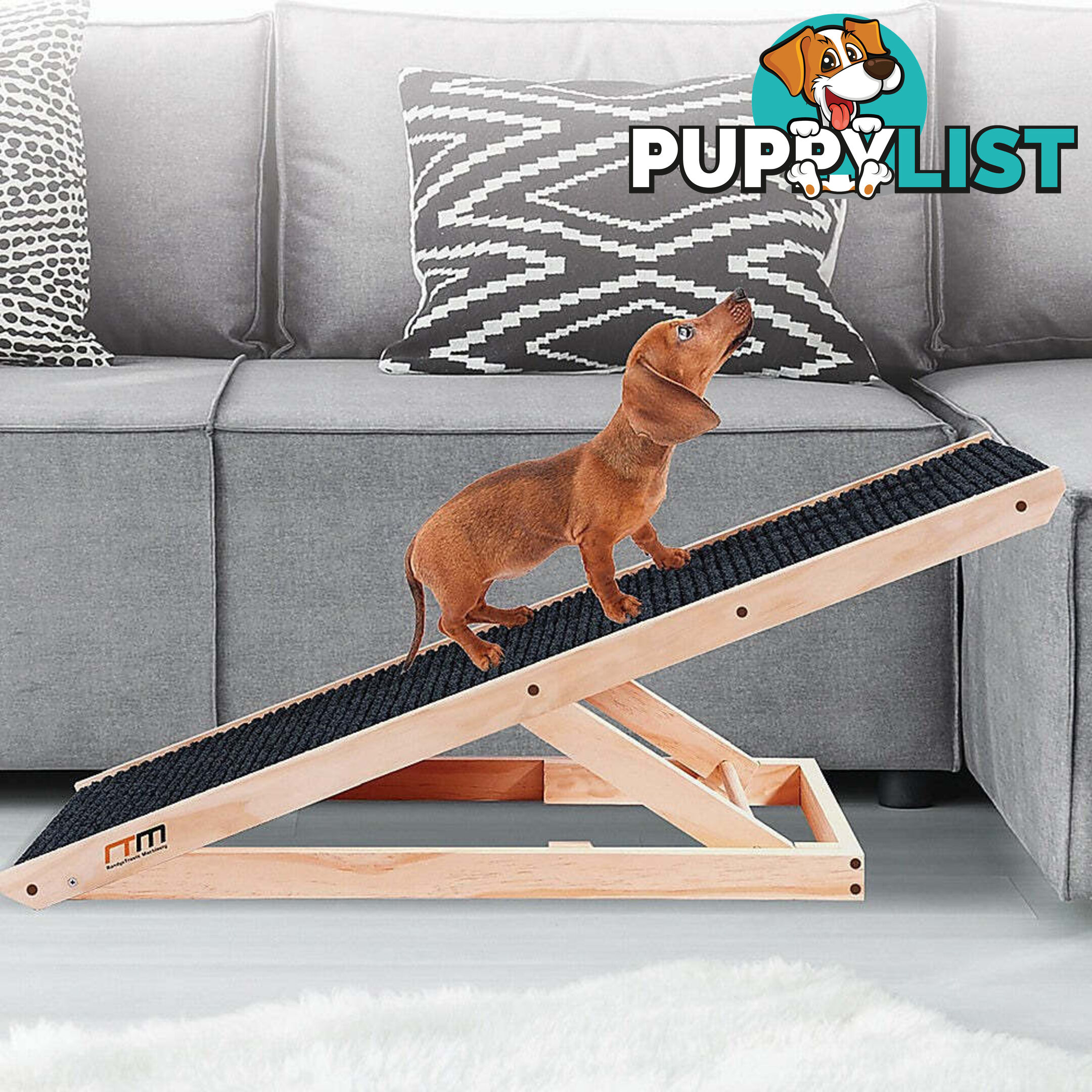 Dog Ramp Pet Ramp Adjustable Heights Portable - V63-827691