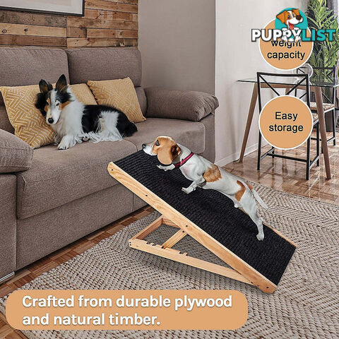 Dog Ramp Pet Ramp Adjustable Heights Portable - V63-827691