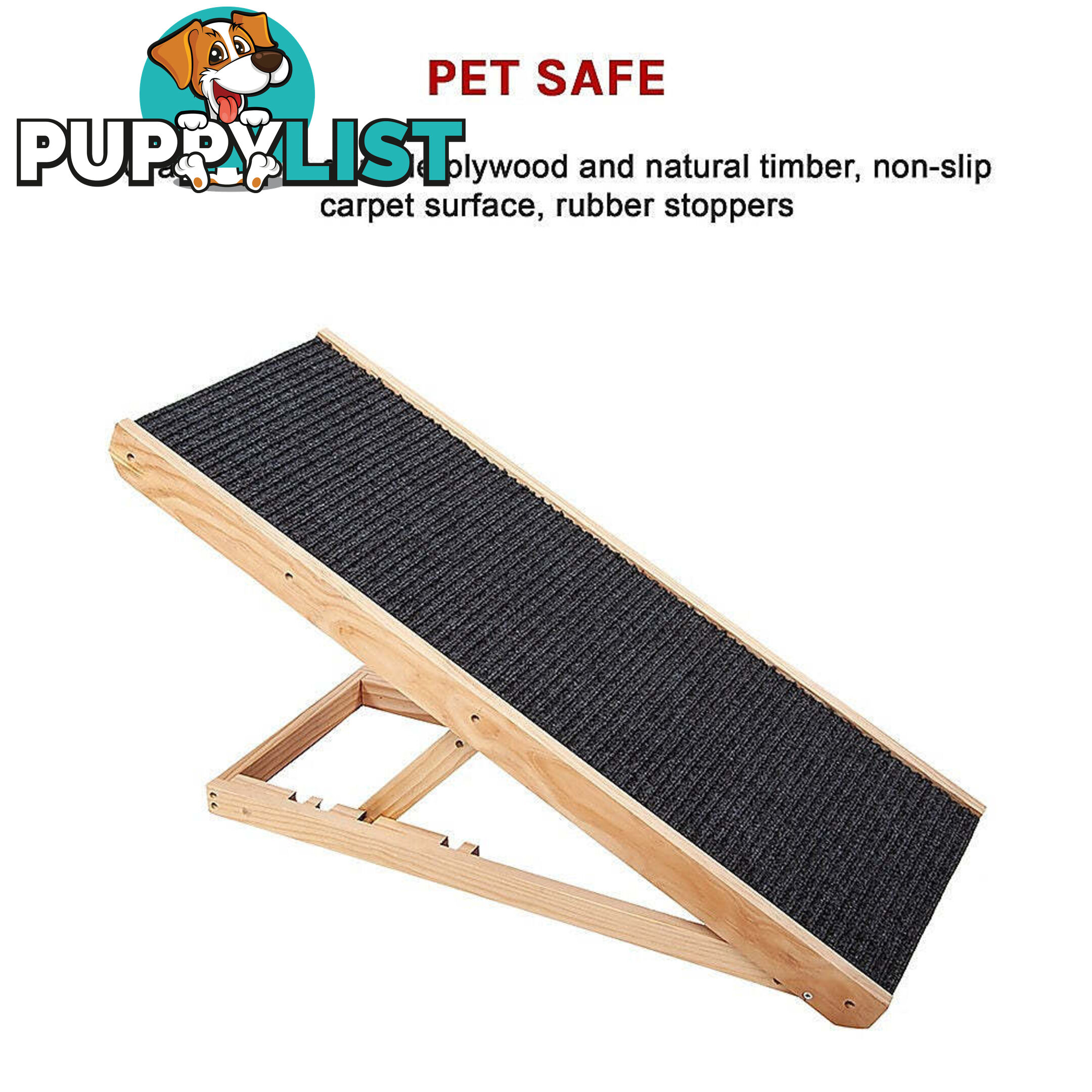 Dog Ramp Pet Ramp Adjustable Heights Portable - V63-827691