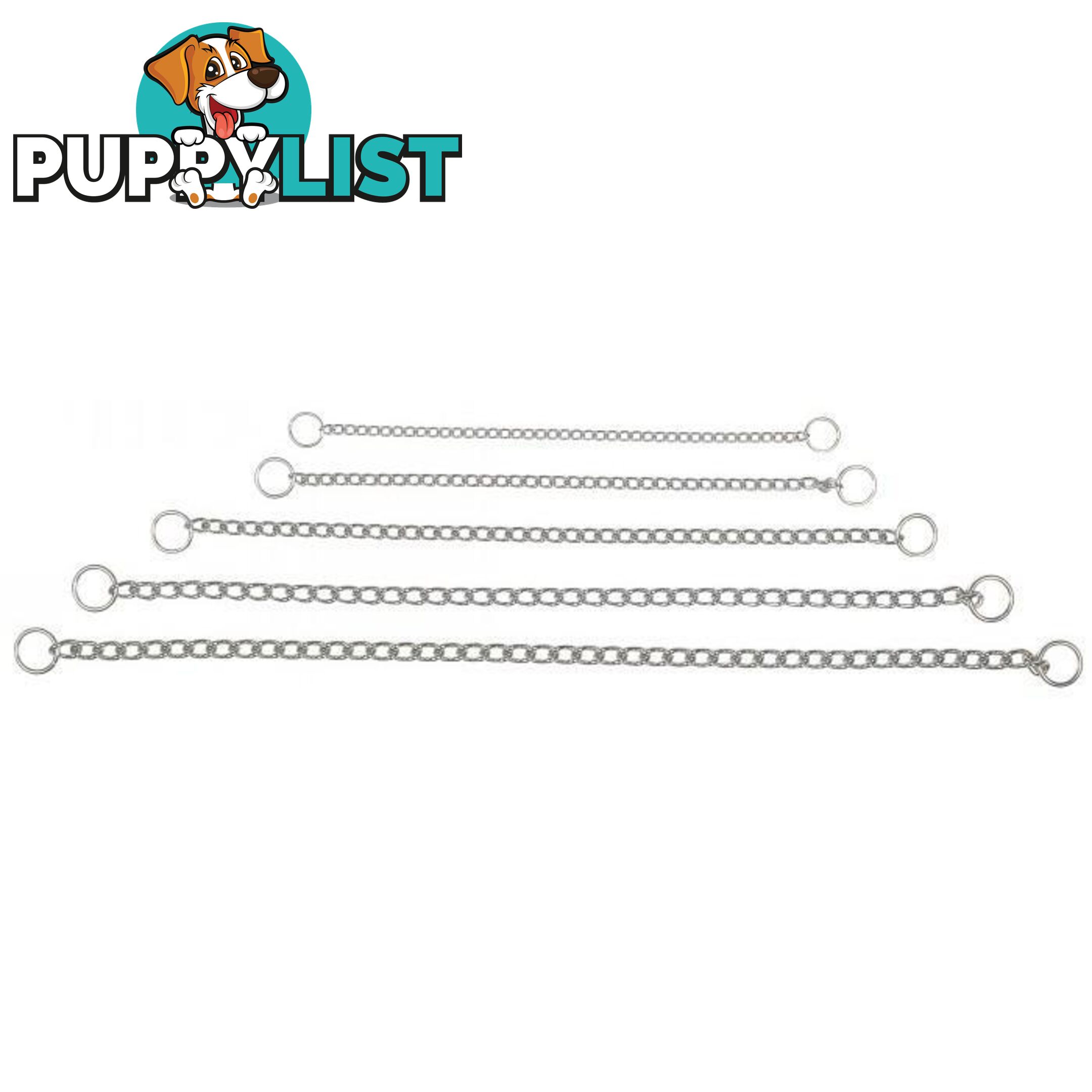 Dog Collar Chain Correction Choke Chrome Prestige - PPP-CP-2516